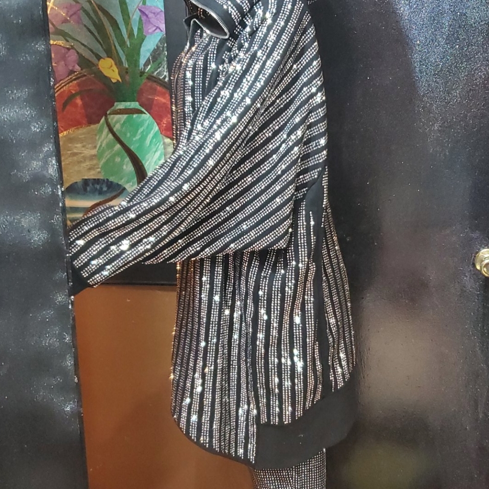 Rhinestone Studded Jacket - Picture 9 of 16
